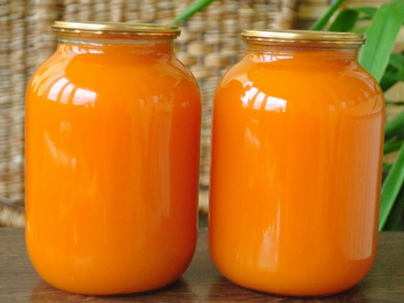 Морковно-тыквеный сок
