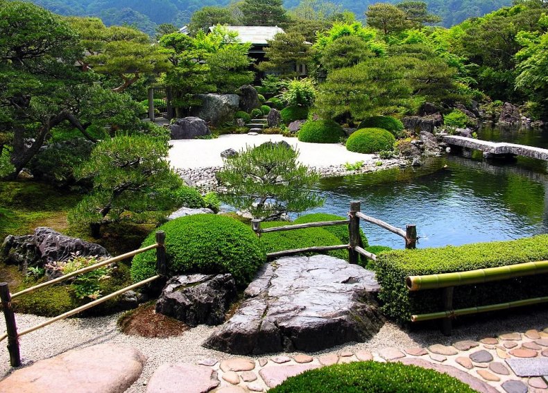 Японский сад вдохновения