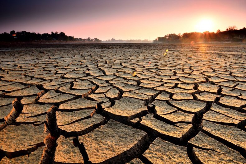 В некоторых частях западной Айовы, США, наблюдается сильная засуха