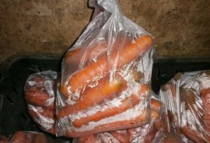 Хранения моркови в полиэтиленовых пакетах