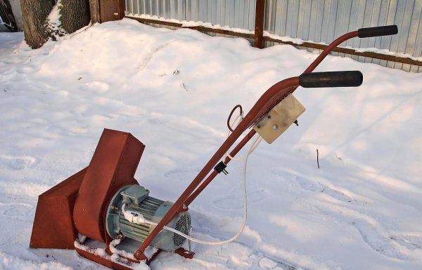 Принцип работы шнековой снегоуборочной машины