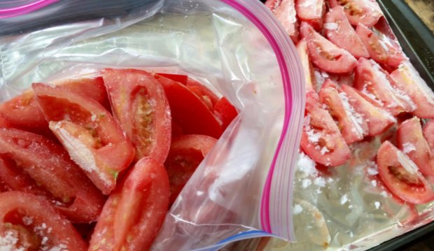 Заморозка кусочками Заморозка кусочками