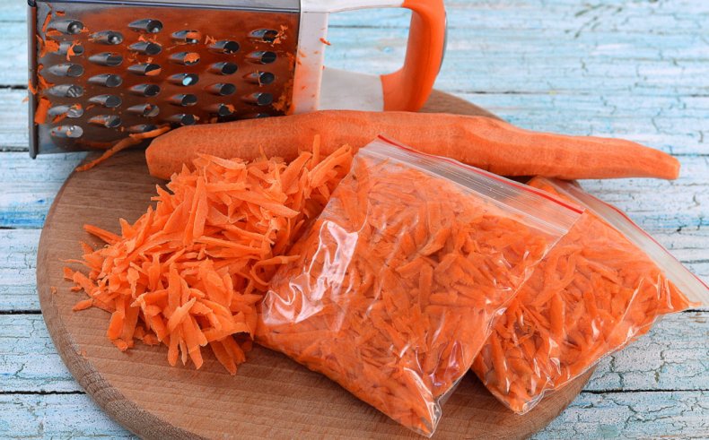 Как заморозить морковь
