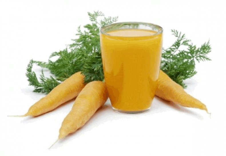 Сок из желтой моркови
