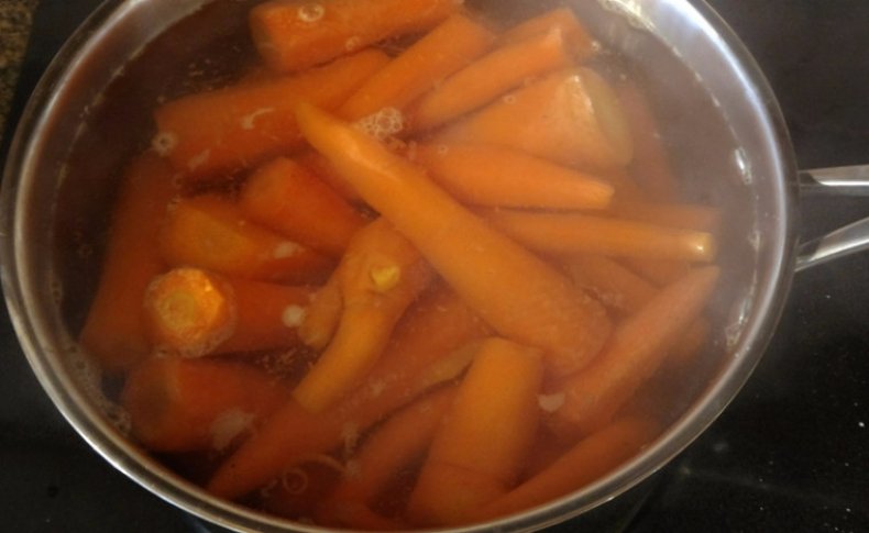 Бланшировка моркови