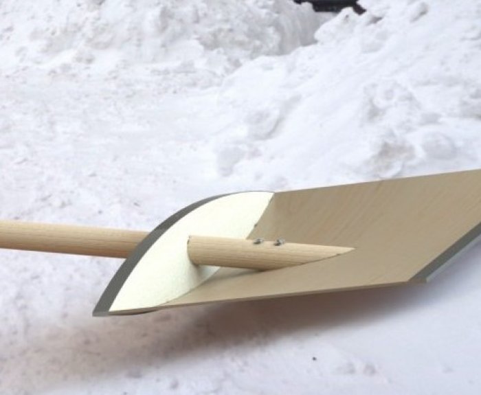 широкая лопата для снега своими руками
