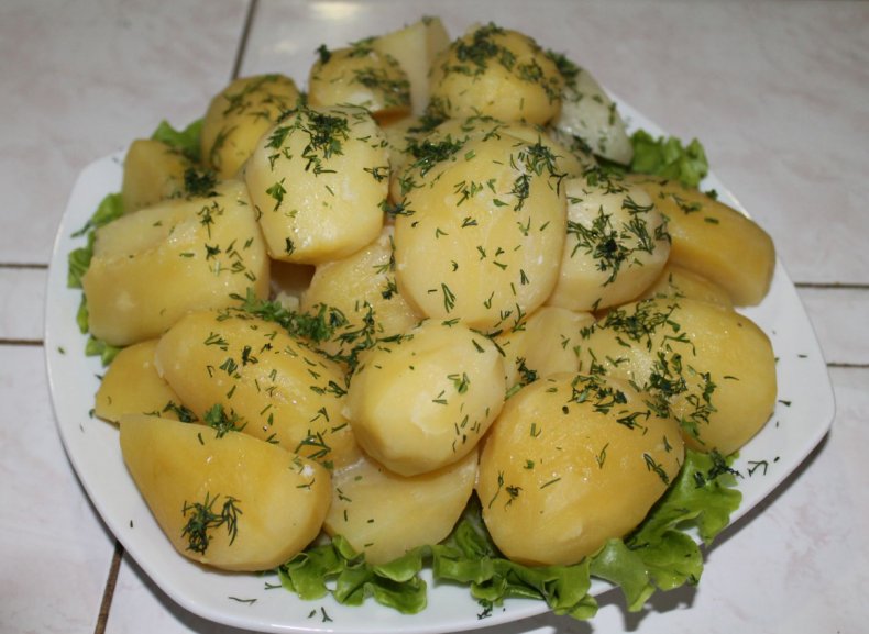 Варёный картофель