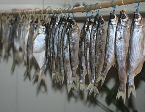Вяление рыбы