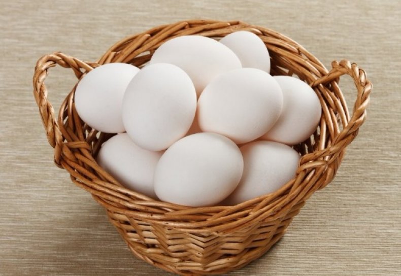 Яйца белого леггорна