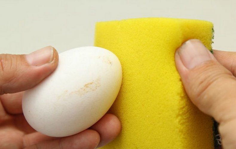 Мытье яиц